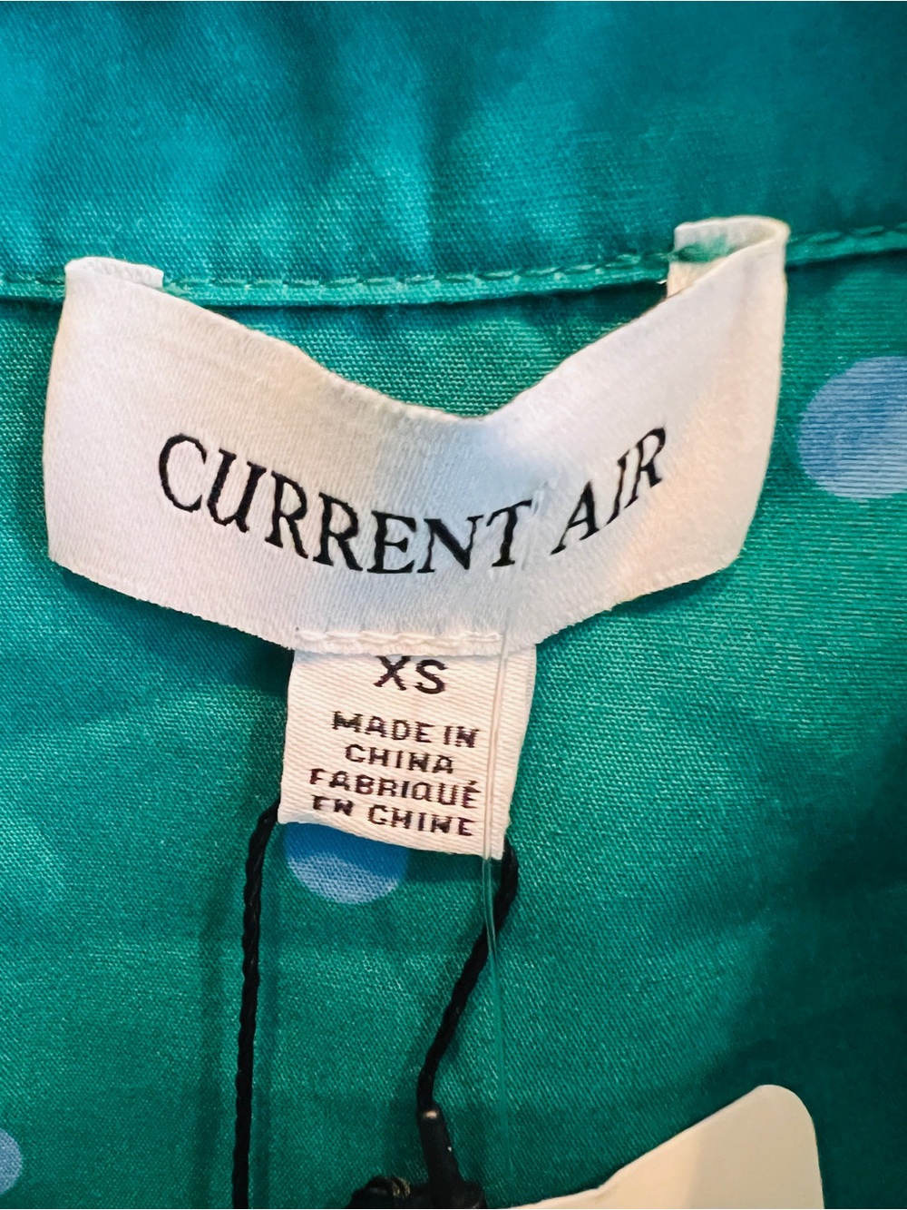 Current Air Button Down Tiered Dress-xs - Picture 2 of 7